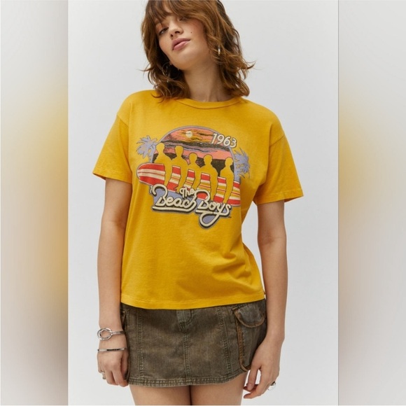 DAYDREAMER‎ THE BEACH BOYS 1963 RINGER TEE - Picture 1 of 5
